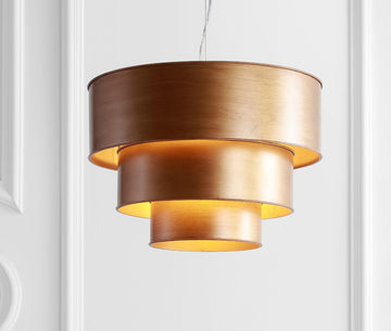 Lynn 21" Tier Metal LED Pendant - JONATHAN Y